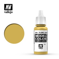 Pintura Acrílica, Oro, 70996 Vallejo, Model Color, 17ml. nº172