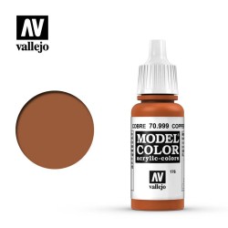 Pintura Acrílica, Cobre, 70999 Vallejo, Model Color, 17ml. nº176