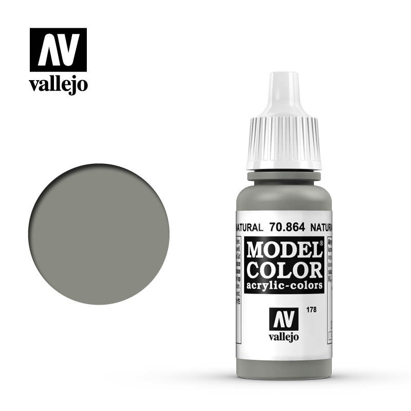 Pintura metalizada acero natural, 70864 Vallejo, Model Color