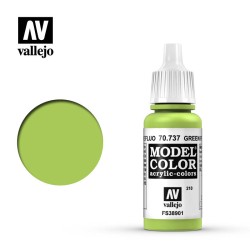 Pintura Acrílica, Verde Fluorescente, 70737 Vallejo, Model Color, 17ml. nº210