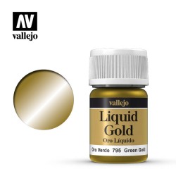 *Pintura Oro Verde, 35 ml. 70795 Vallejo nº215
