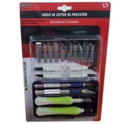 Estuche con cutters, cuchillas y accesorios 25150 DISMOER