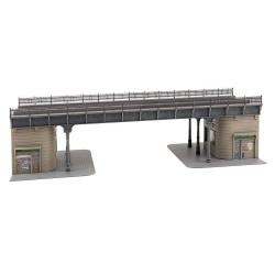 120581 Faller - Puente para doble vía con decoración Escala H0