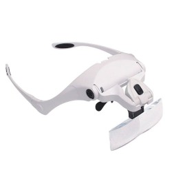 Lupa de cabeza ergonómica con LED, varios aumentos 19303 DISMOER