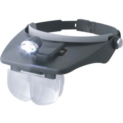 Lupa de cabeza con LED y varios aumentos 19302 DISMOER
