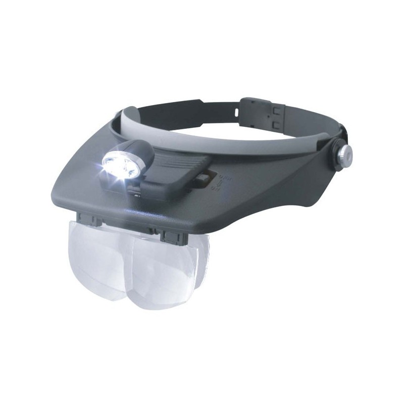 Lupa de cabeza con LED y varios aumentos 19302 DISMOER