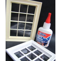 Polímero de plástico liquido para formar ventanas Glue N Glaze 276AD55 Deluxe