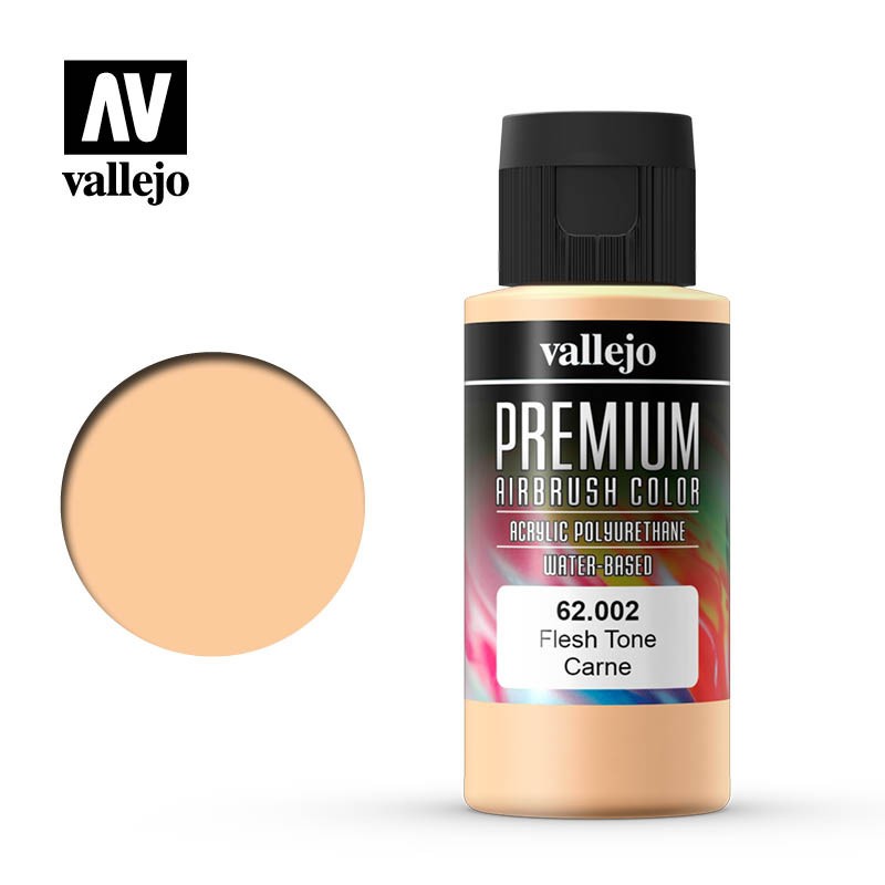 Pintura acrílica Premium, Carne 62002 Vallejo, 60 ml.