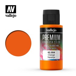 Pintura acrílica Premium, Naranja 62004 Vallejo, 60 ml.
