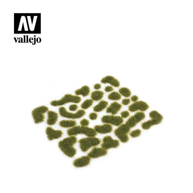 Mechones silvestres, verde seco, 35 unid. de 2 mm SC401 Vallejo