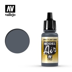 Pintura Acrílica, Gris, 71047 Vallejo, Model Air, 17ml.