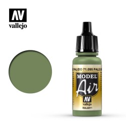 Pintura Acrílica, Verde Pálido, 71095 Vallejo, Model Air, 17ml.