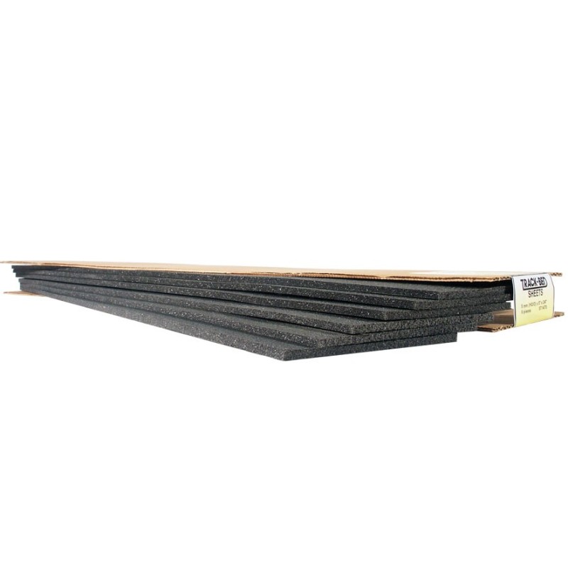 Laminas base de via 5mm track Bed Woodland Scenic ST1470 Escala H0