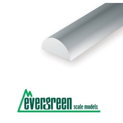 3x Media caña de estireno 3.20 mm EVERGREEN 244
