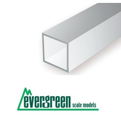 2 Tubos cuadrados de estireno 7.90 mm EVERGREEN 255
