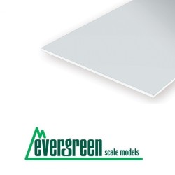 3 Planchas lisas de estireno 0.50 mm EVERGREEN 9020