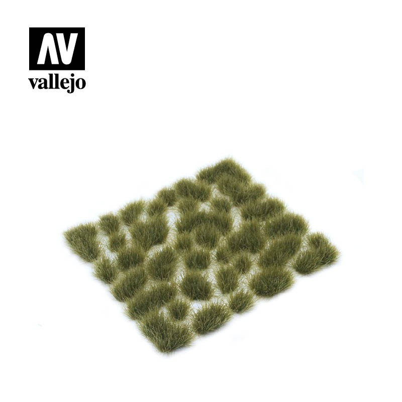 Mechones silvestres, verde seco, 35 unid. de 6 mm SC415 Vallejo