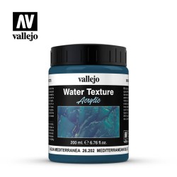 Aguas azul mediterraneo 200 ml. 26202 Vallejo