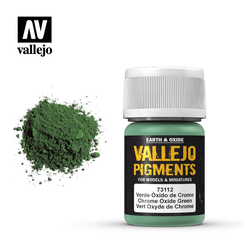 Pigmento Verde Óxido de Cromo 35 ml. 73112 Vallejo