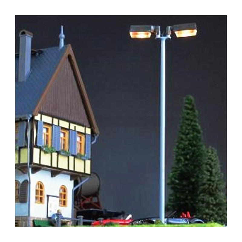 Farola LED doble Premium LD673-H0 MDT Models Escala H0
