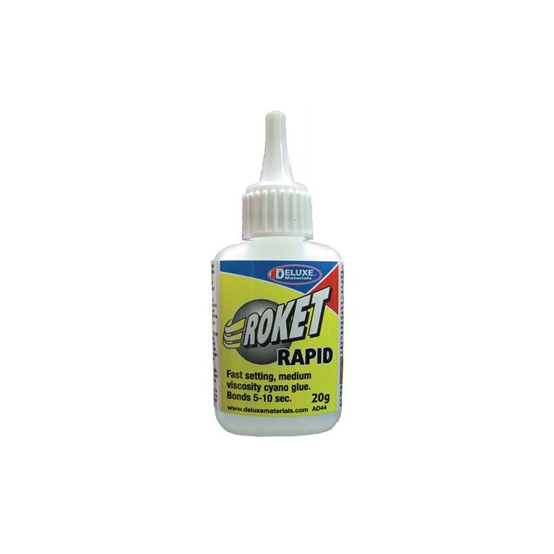 Pegamento cianocrilato Roket Rapid AD44 Deluxe Materials