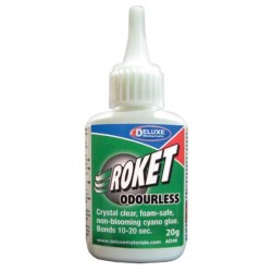 Pegamento cianocrilato Roket Odourless AD46 Deluxe Materials