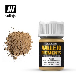 Pigmento Ocre Amarillo Oscuro 35 ml. 73103 Vallejo