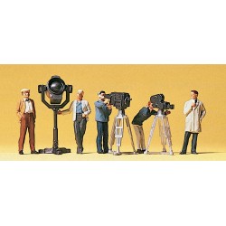 Equipo cine y televisión 10062 Preiser Escala H0