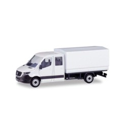 Mercedes Benz Sprinter doble cabina con caja (minikit) 013499 Herpa Escala H0