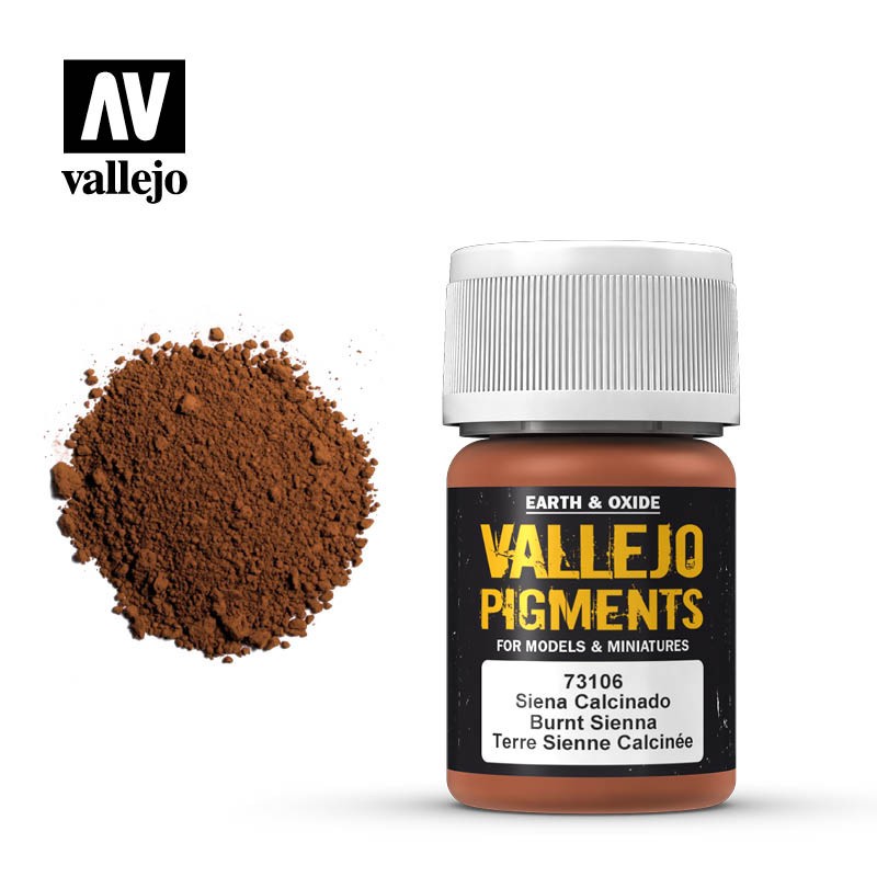 Pigmento Siena Calcinado 35 ml. 73106 Vallejo