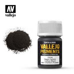 Pigmento Negro Carbón (Humo) 35 ml. 73116 Vallejo