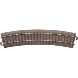 Vía curva R2, 24,3º, 437,6 mm 62224 TRIX Escala H0