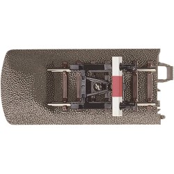 Vía recta 80,5 mm con topera y fin de vía 62977 TRIX Escala H0