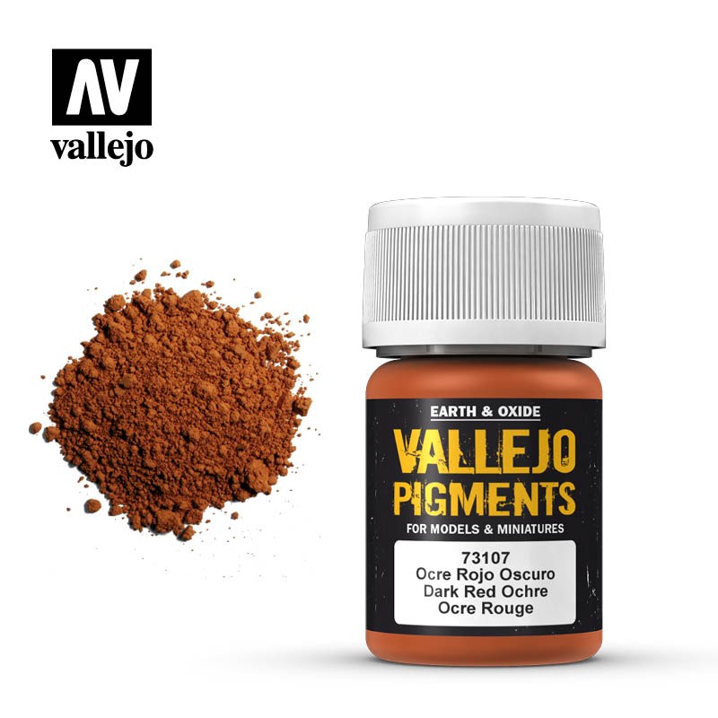 Pigmento Ocre Rojo Oscuro 35 ml. 73107 Vallejo