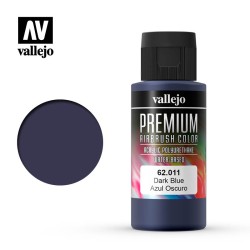 Pintura acrílica Premium, Azul oscuro 62011 Vallejo, 60 ml.