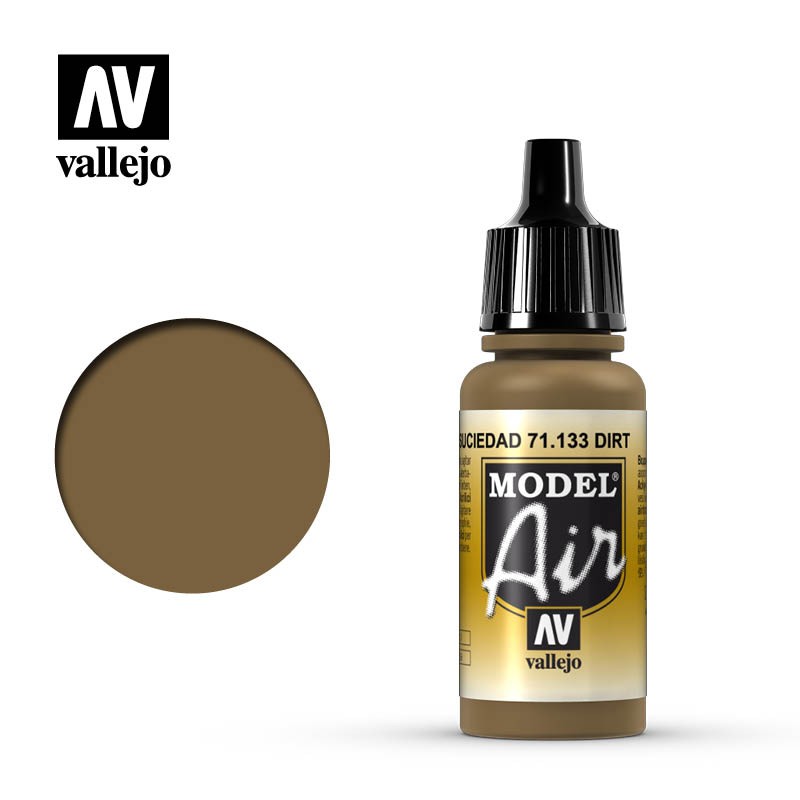 Pintura Acrílica, Suciedad, 71133 Vallejo, Model Air, 17ml.