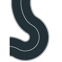 Carretera nacional asfalto curva, 2 piezas 34201 Noch Escala N