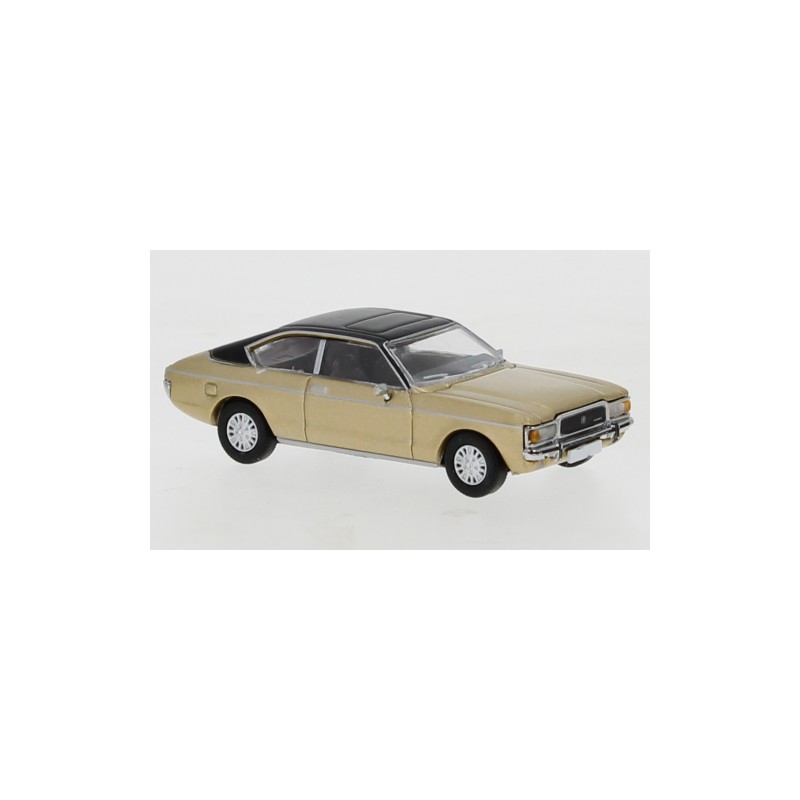 Ford Granada MK I Coupé, dorado/negro mate 870337 PCX87 Escala H0