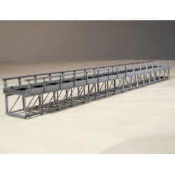 *Puente metálico de vigas 30 cm KN30 HACK BRÜCKEN Escala N