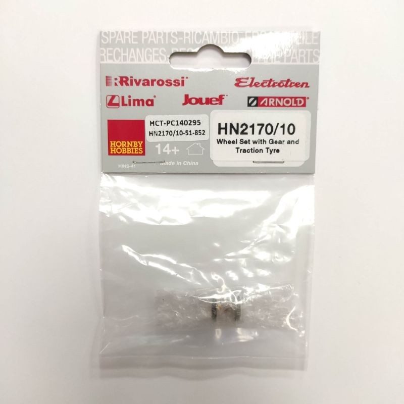 Rueda con engranaje y aros de adherencia HN2170/10 para Mikado Arnold