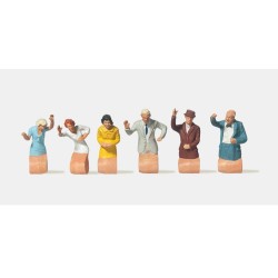 Pasajeros sentados para vagones 0212525 Merten Escala H0