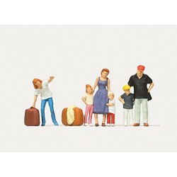 Pasajeros esperando con equipaje 0272539 Merten Escala N