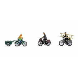 Noch 15905 Motorcyclists W/Sidecar H0 Scale  Figures 