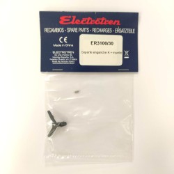 Soporte enganche K + muelle ER3100/30 para 321 Electrotren Escala H0