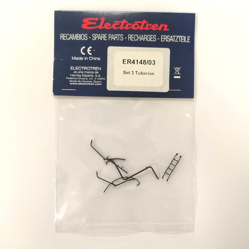 Set tuberías ER4148/03 para Mikado Electrotren Escala H0