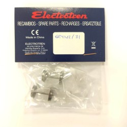 Ruedas traseras DC ER4142/31 para Mikado Electrotren Escala H0