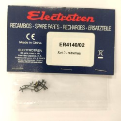 Set 2 - tuberías ER4140/02 para Mikado Electrotren Escala H0