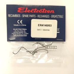 Set 3 - tuberías ER4140/03 para Mikado Electrotren Escala H0