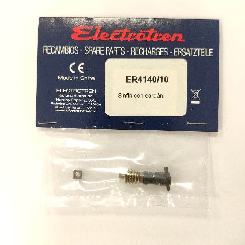 Sinfín con cardán ER4140/10 para Mikado Electrotren Escala H0
