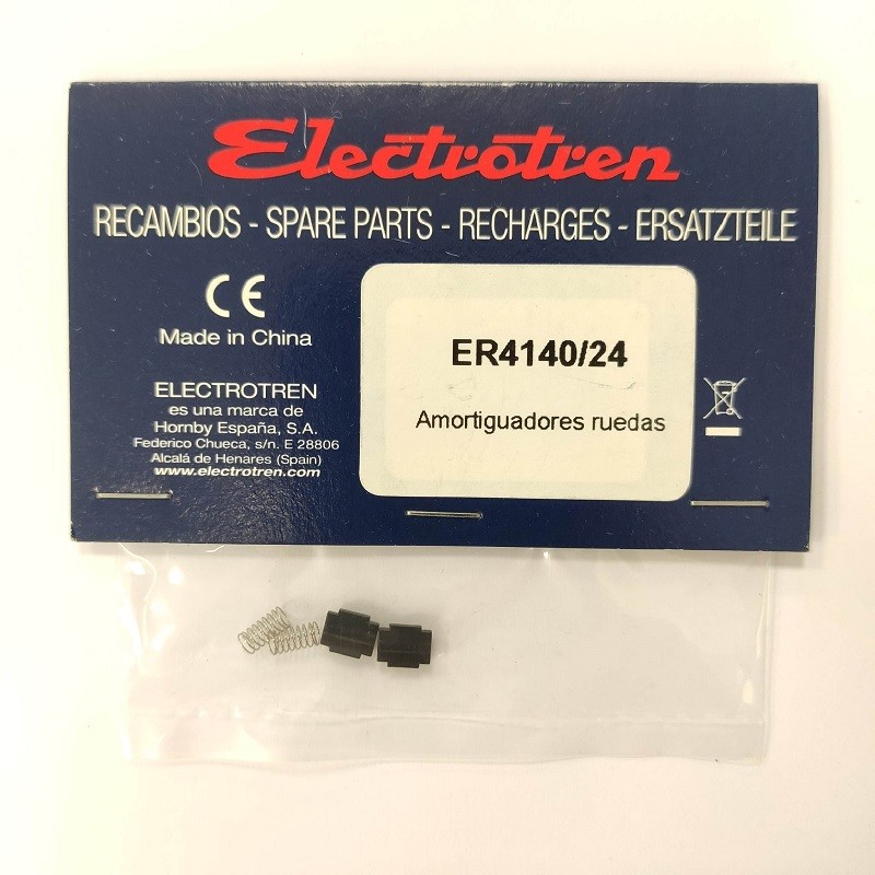 Amortiguadores ruedas ER4140/24 para Mikado Electrotren Escala H0